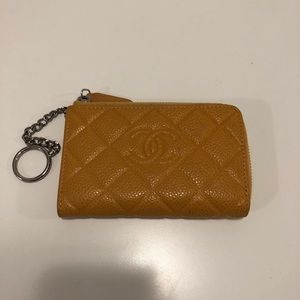 CHANEL Accessories - Chanel card holder with keychain CHANEL Accessories - Chanel card holder with keychain